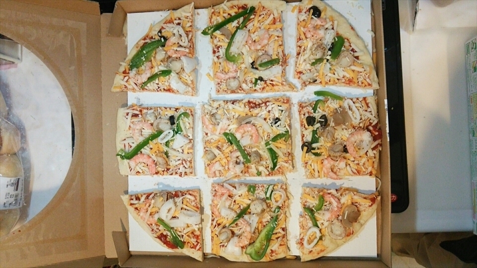 ピザの切り方 賢い保存方法 ３５歳からの出産奮闘記